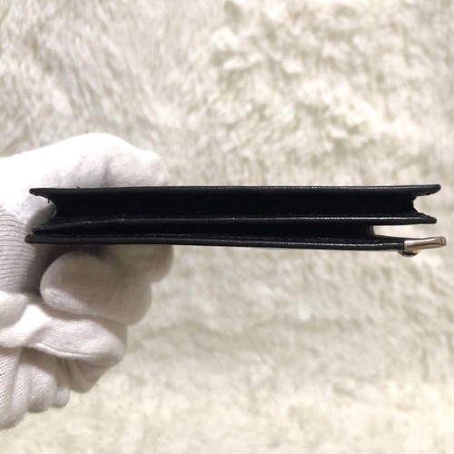 New Unused Montblanc Meisterstück Card Holder Bifold Black Leather Box Germany - Picture 6 of 19