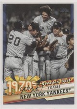 2020 Topps Update Decades Best Teams Blue New York Yankees #DB-26 4al