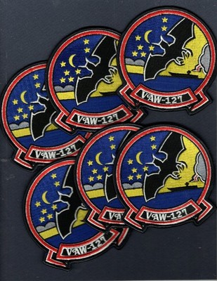 VAW-127 BATS US Navy Grumman E-2 Hawkeye Geschwader Patch Set (6-teilig)