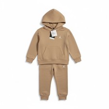 Jordan Toddler 2 Piece Biege Brooklyn Pullover Hoodie/Pant Set Size 2T NWT