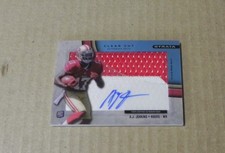 2012 Topps Strata Clear Cut Rookie Relic Auto Patch #CCARAJ A.J. Jenkins /75