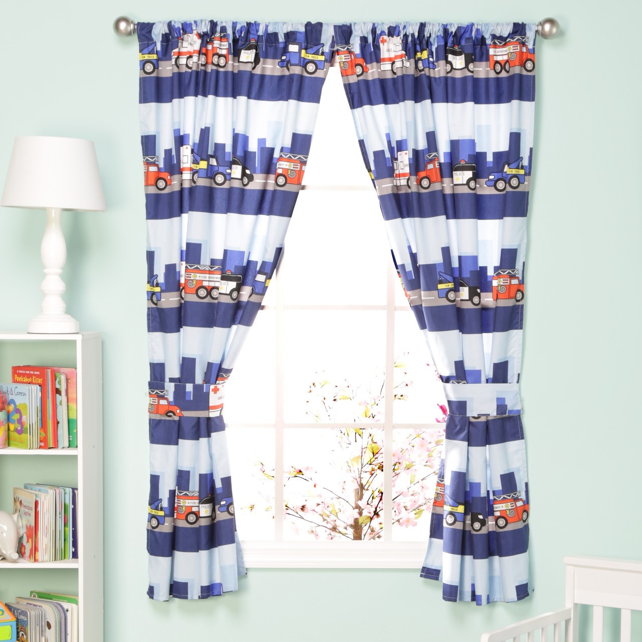 Everyday Kids Rescue Fire and Police Drapes