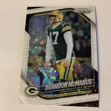2025 Panini Prizm #290 Brandon McManus White Disco Green Bay Packers