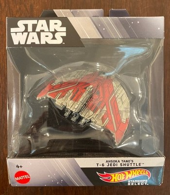Mattel Hot Wheels Star Wars Starships Select Ahsoka Tano's T-6 Jedi Shuttle New