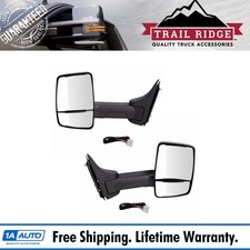 2pc Tow Mirror Power Textured Black Set Lh Rh Sides For Gm Cutaway Van Box Truck 2pc Tow Mirror Power Textured Black Set Lh Rh Sides For Gm Cutaway Van Box Truck