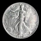 1946 Liberty Walking Silver Half Dollar, AU