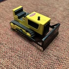 Tonka Vintage Diecast Yellow Black Dozer Construction Vehicle VG