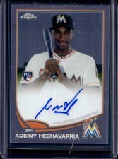 2013 Topps Chrome Adeiny Hechavarria Auto RC #116 Marlins Rookie