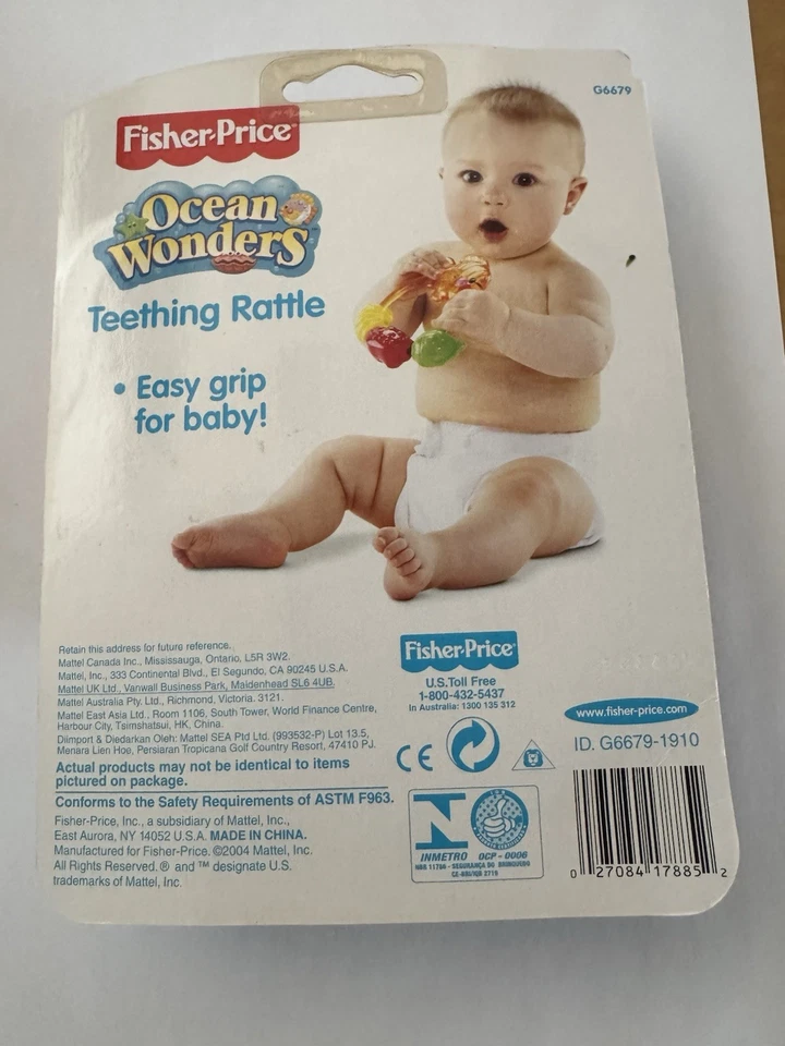 Sonajero de dentición Fisher Price G6677 Ocean Wonders Foto 2 de 2