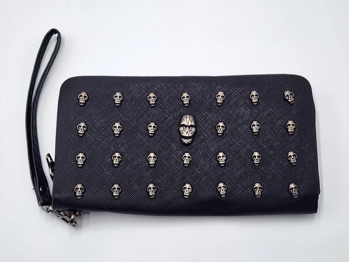 THOMAS WYLDE Croc Embossed Gladiator Leather Belt With Skull Made In USA Med Thomas Wylde Women main image 4