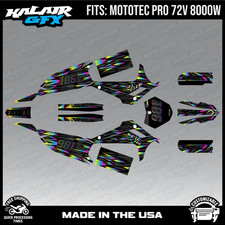 Graphics Kit for MotoTec Pro 72v 8000W (All Years) Twitch Series - RAINBOW