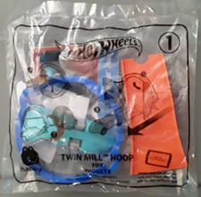 NEW McDonald's Hot Wheels Twin Mill Hoop Happy Meal Toy Sealed 2019