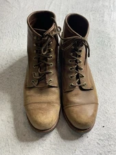 Chippewa L.L.Bean Katahdin Iron Works Engineer cap boots Leather Mens 13 D Brown