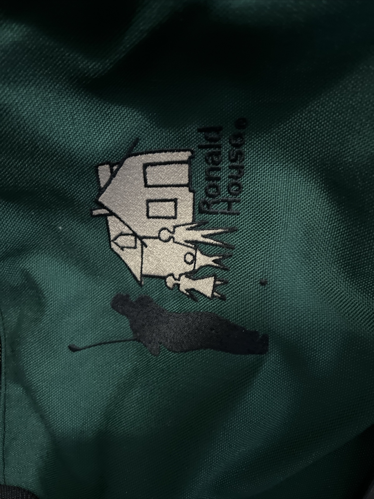 Club Glove Duffle Travel Golf Bag Wheeled Green 25” Height (embroidered