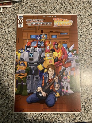 TRANSFORMERS BACK TO THE FUTURE #4 COVER C DAN SCHOENING INCENTIVE VARIANT COVER