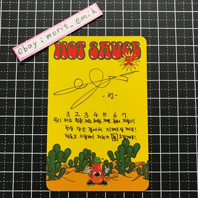 RENJUN NCT DREAM - HOT SAUCE - official photo card Chilling Ver