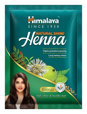 Himalaya Natural Shine Henna Mehndi 50g Natural Brown Hair FREE SHIP
