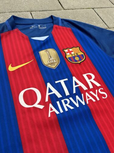 Maglia Home Barcellona 2016/17 Originale Iniesta #8 Taglia M - Foto 5 di 11