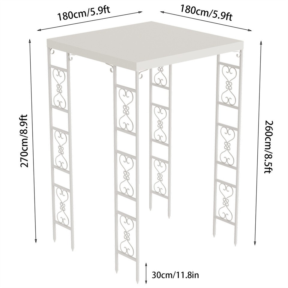 Heavy Duty Backyard Shade Canopies Gazebo Frame Garden Pavilion UV heavy-duty-backyard-shade-canopies-gazebo-frame-garden-pavilion-uv