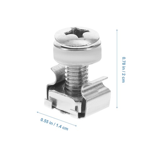 16 Sets Cabinet Screw Server Shelf Cage Nuts for Equipment Racks - 第 10/11 張圖片