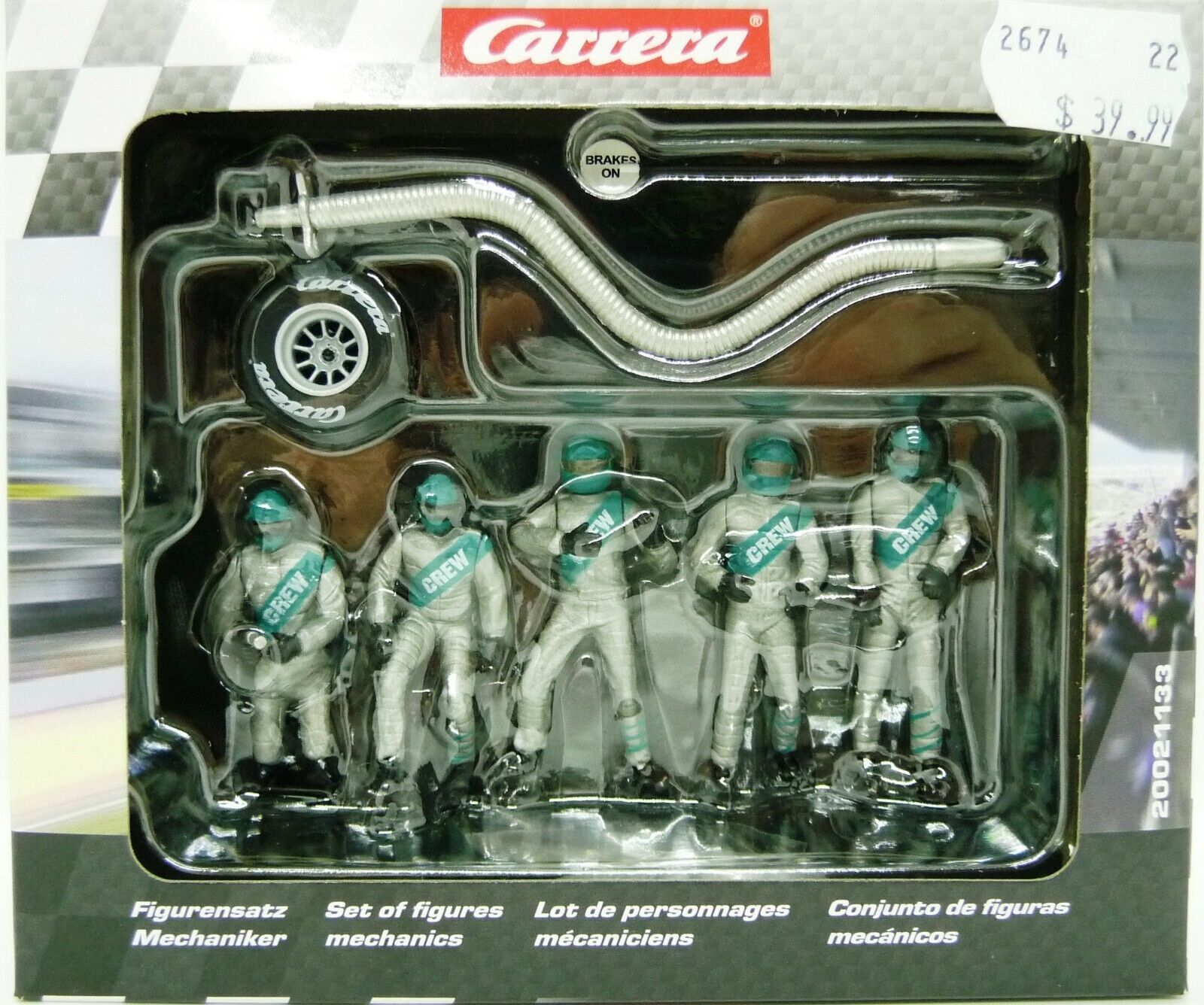 Carrera Set of Figures Mechanics Silver Scale 132 Tates Hobby World eBay