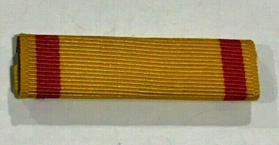 Chinese Service Ribbon PRE-WW-2- China’s Service Medal Ribbon Bar-Slide On-3/8