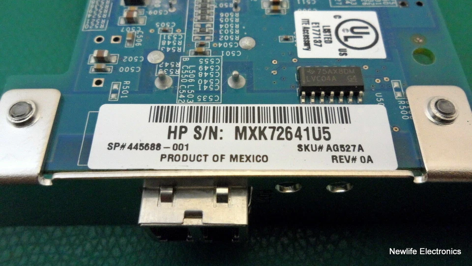 HP 445688-001 StorageWorks 4Gb PCIe x4 Single-port Host Bus Adapter QLE220 - Image 4 of 4
