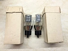6S4S = 6C4C = 6B4G Matched Pair Svetlana Black Anode NEW in box OTK RARE 1985