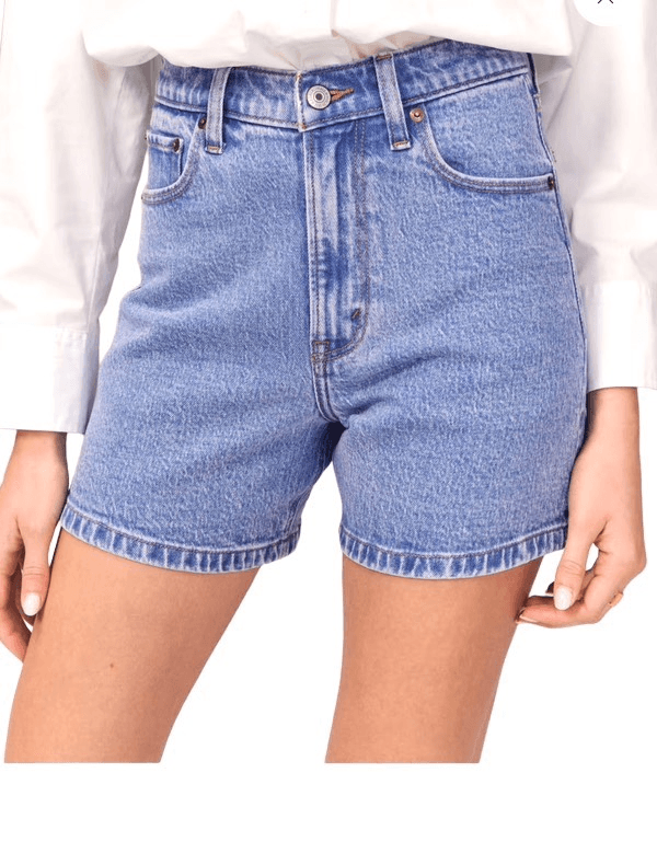 ABERCROMBIE AND FITCH High Rise Dad Short size 35