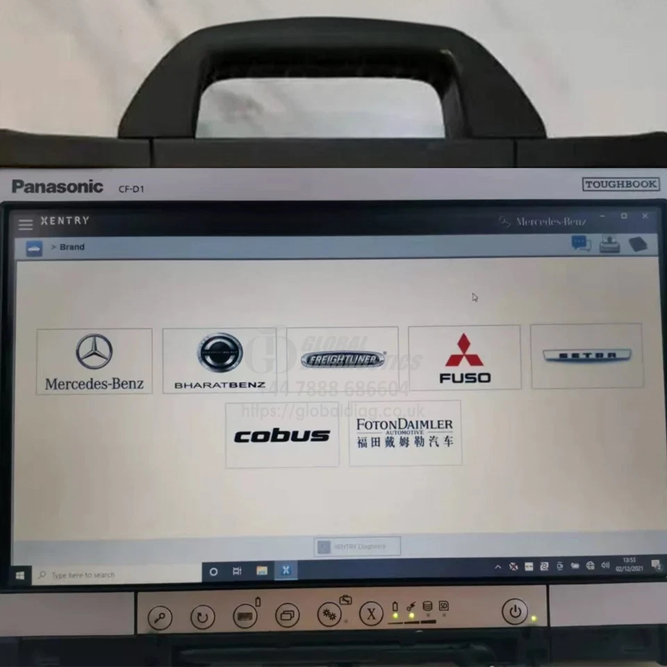 Mercedes MB Star Xentry C4 2025 diagnósticos a nivel de concesionario con CF 53 Foto 4 de 4