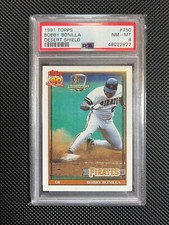 1991 Topps Bobby Bonilla Desert Shield PSA 8