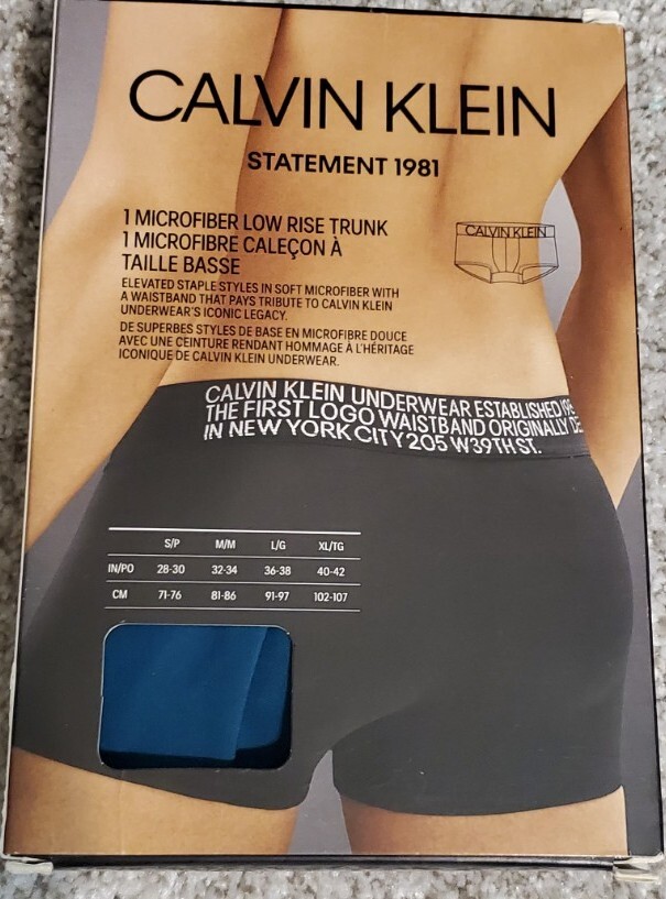 NEW Calvin Klein STATEMENT 1981 Micro Hip Brief slip Underwear