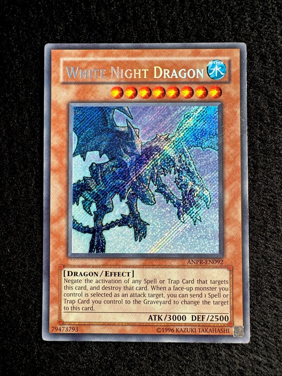 YUGIOH WHITE NIGHT DRAGON SECRET RARE UNLIMITED ANPR-EN092 LP | eBay YUGIOH WHITE NIGHT DRAGON SECRET RARE UNLIMITED ANPR-EN092 LP | eBay