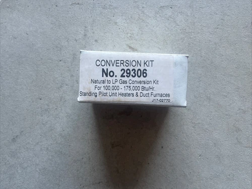 Honeywell 393691 LP Gas Valve  Kit Natural To LP Conversion /Main Burner Orifces