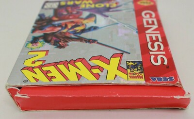X-Men 2: Clone Wars (Sega Genesis) Cardboard Box In Box No Manual