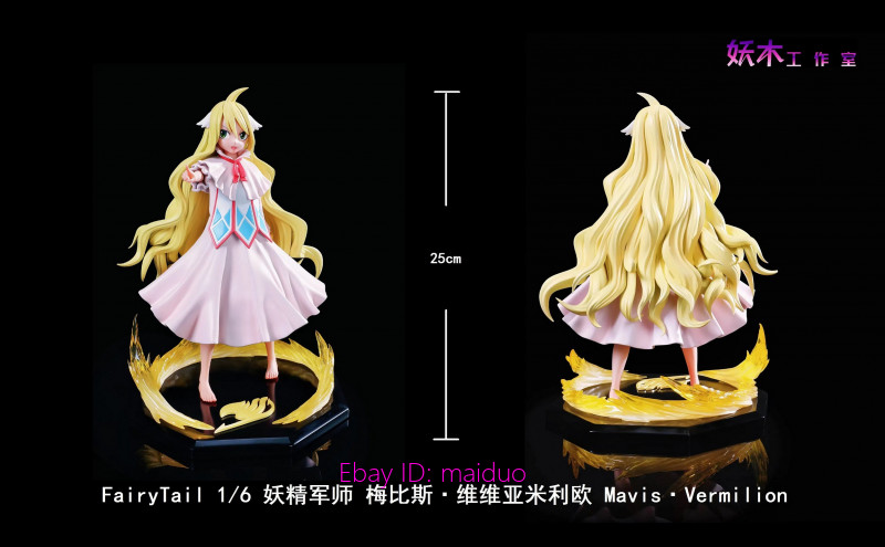 Figura Mavis Vermilion Resina YAOMU Studio FAIRY TAIL Preventa 25 cm 1/6