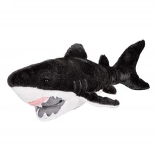 Adventure Planet 10" Great White Shark (Black/Dark Grey) 