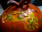 1970s Pacific Coast Orange Ram Casserole Dish Signed B. Welsh Stoneware Ceramic — photo 8