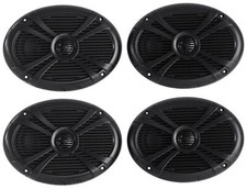  4 Rockville RMSTS69B 6x9 2000w Waterproof Marine Boat Speakers 2-Way Black