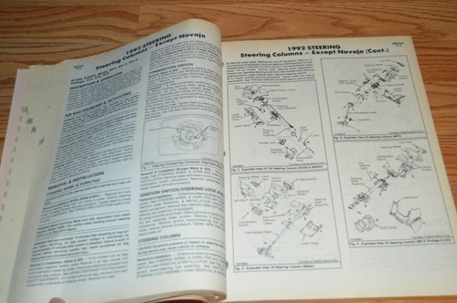 1992 CHASSIS SERVICE REPAIR MANUAL IMPORTED CARS TRUCKS VANS 92 JAGUAR-VOLVO - Picture 8 of 9