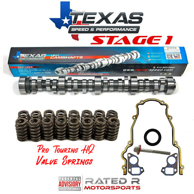 Texas Speed GM LS Truck Stage 1 Cam Kit PTHQ 560 Valve Springs GM Gasket Kit 5.3