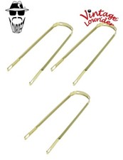 3 (THREE) Vintage Lowrider 16" Replacement Bicycle Gold Fender Braces.