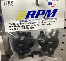Rpm 73592 Caster And Steering Blocks All Slash Stampede Telluride 1/10 4x4
