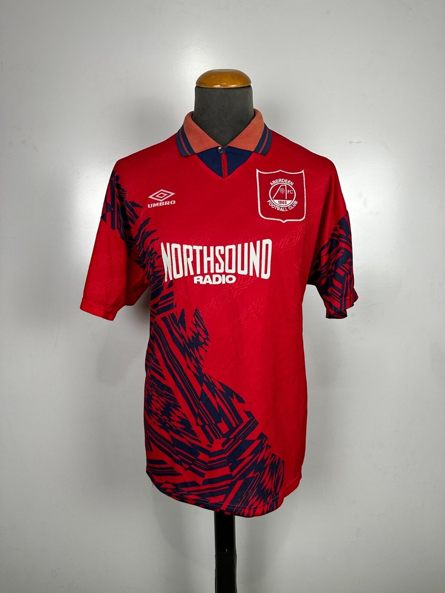 ABERDEEN 1994-1996 UMBRO HOME FOOTBALL SHIRT (SIZE XL) UK - Main Image
