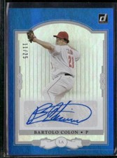 2021 Donruss #CA-BC Bartolo Colon Classics Blue AUTO #/25
