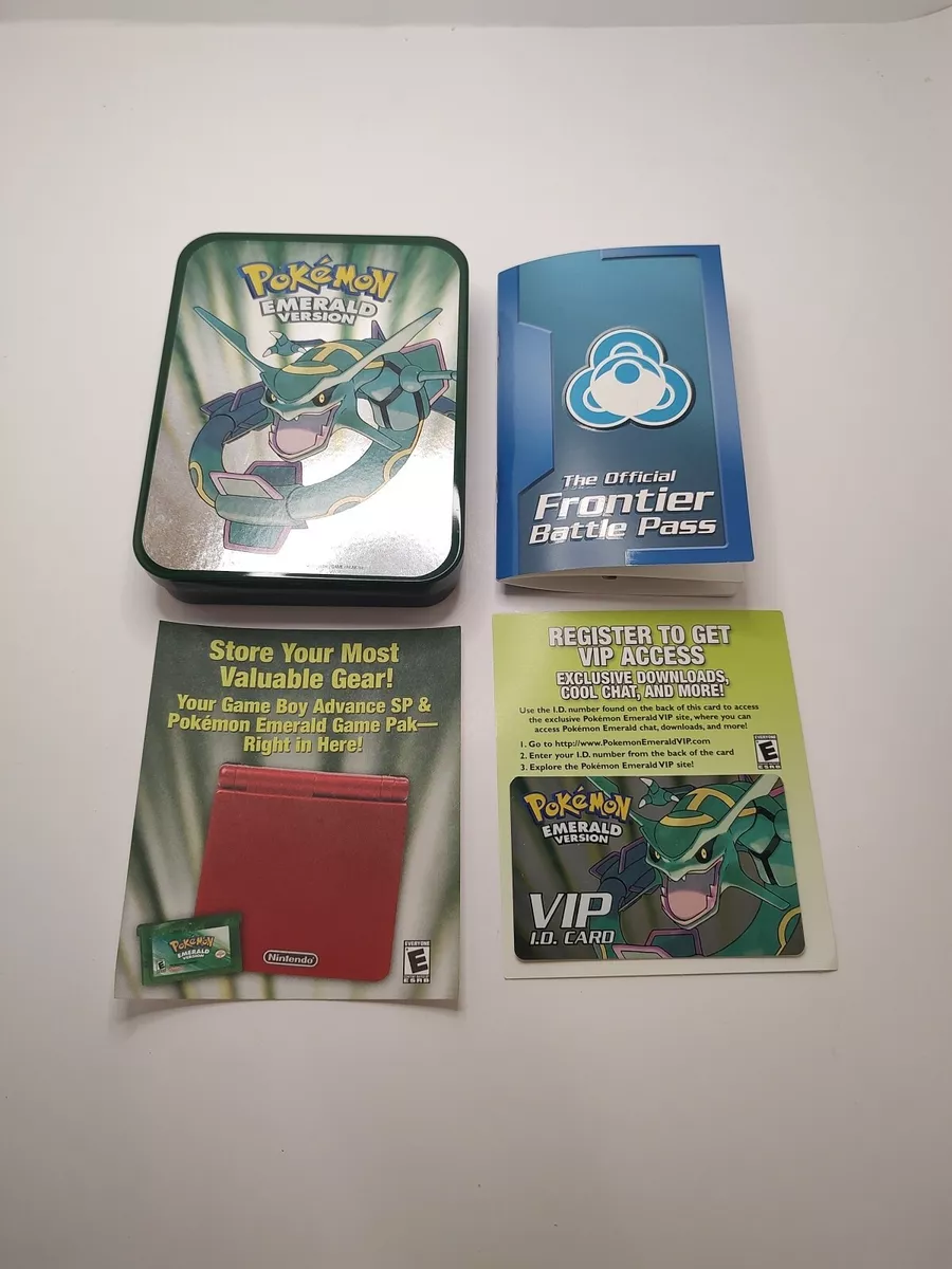 Video Game Console Card, Pokemon Emerald Box