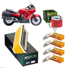 Kawasaki ZG1000 GTR 1000 A 1983-2006 Spark Plug Oil/Air Filter Maintenance Kit