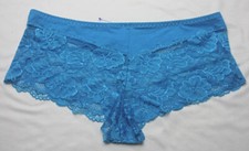 Pretty Lacy Teal Panties - Size XXL