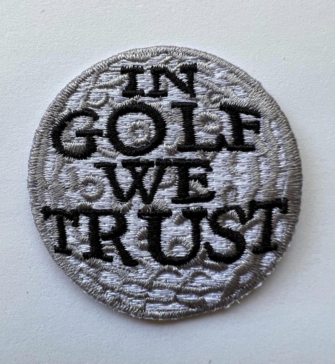In Golf We Trust Golf Ball Iron On Patch 2 Inches For Golf Lovers | eBay