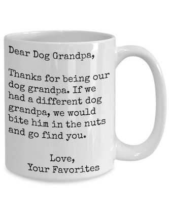 dog grandpa mug
